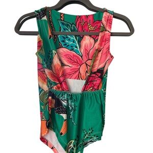Tropical Floral Kids Swimsuit